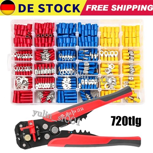 720x kabelschuhe sortiment - kabelschuhe, box