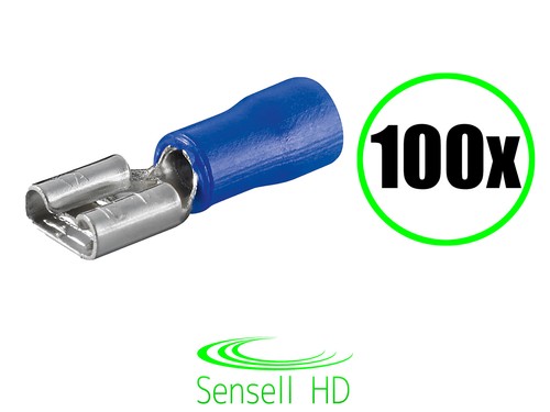 Sensell 100 flachsteckhülsen - 100,