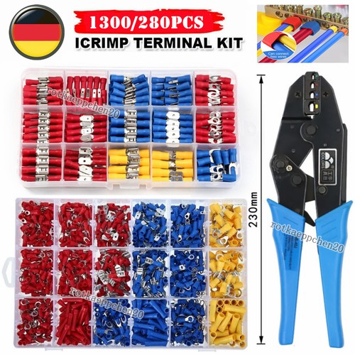 1300 tlg kabelschuhe sortiment - kabelschuhe,