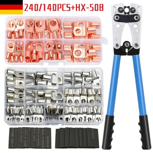 240 tlg ringkabelschuhe blank - 240-tlg,