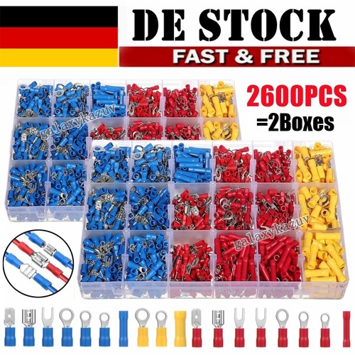 2600 tlg kabelschuhe sortiment - 2600-tlg,