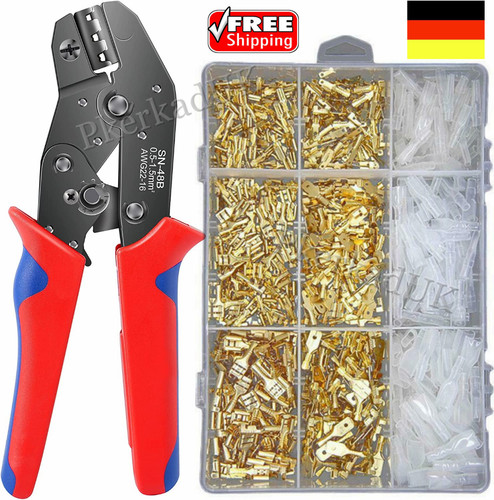 900 tlg flachstecker - 900-tlg,